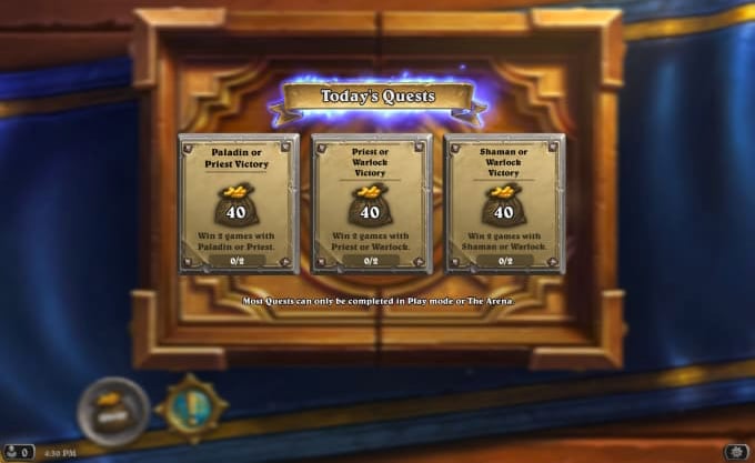 missioni hearthstone