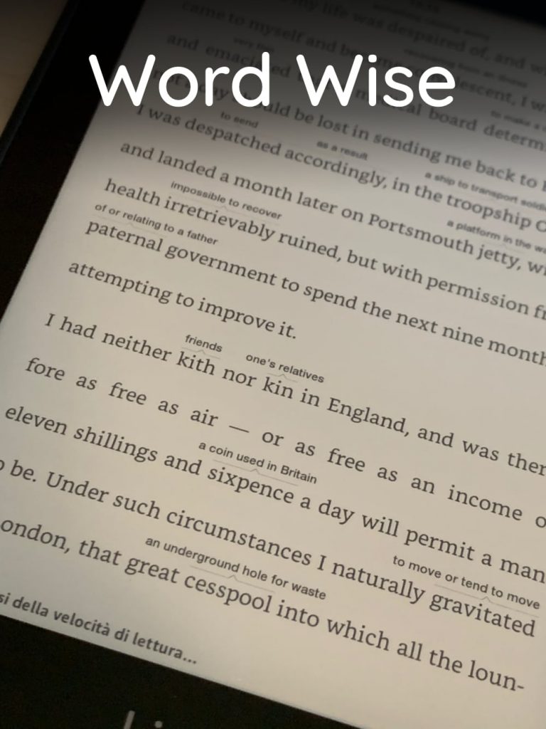word wise kindle