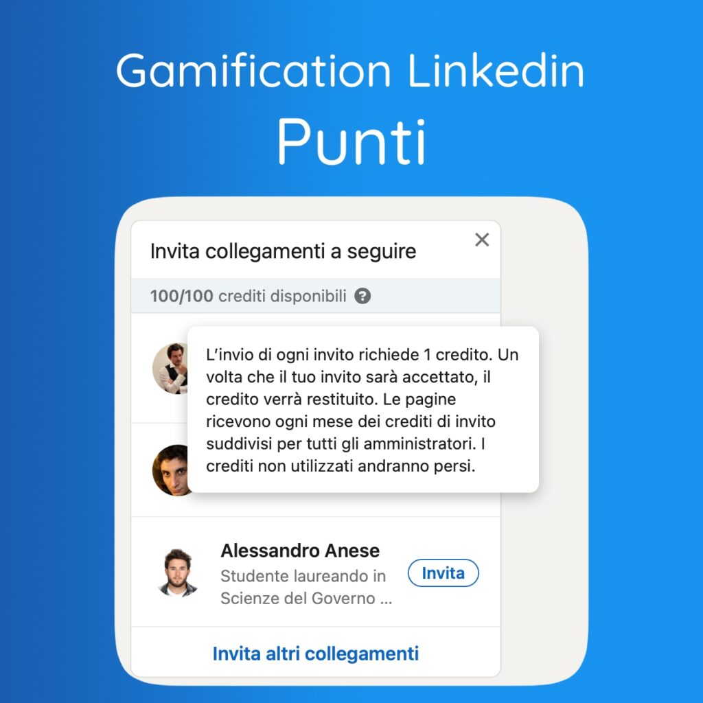 linkedin punti